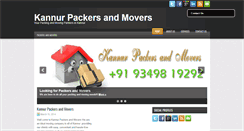 Desktop Screenshot of kannurpackersandmovers.com