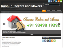 Tablet Screenshot of kannurpackersandmovers.com